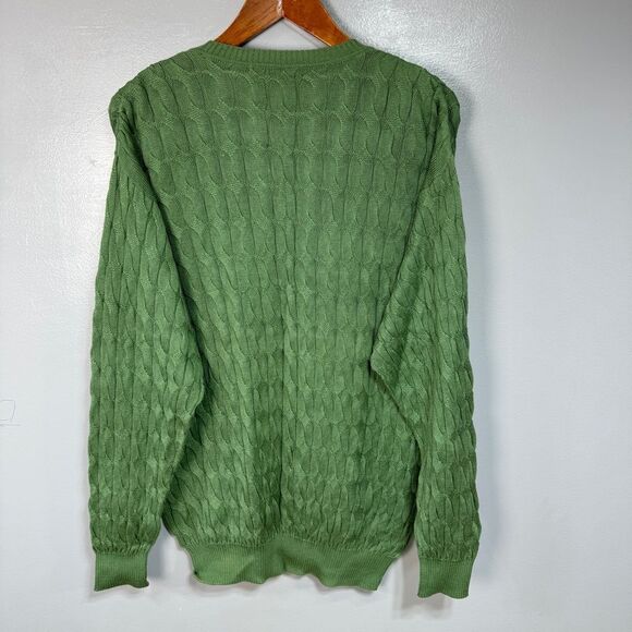 Alpaca 111 Men’s Sweater sz L Mercerized Cotton # D525 - Picture 5 of 7